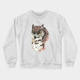 Great Horned Owl Crewneck Sweatshirt